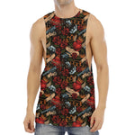 Old School Tattoo Print Men's Muscle Tank Top