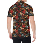 Old School Tattoo Print Men's Shirt
