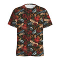 Old School Tattoo Print Men's Athletic T-Shirt