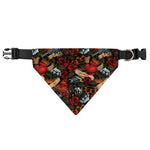 Old School Tattoo Print Over The Collar Dog Bandana