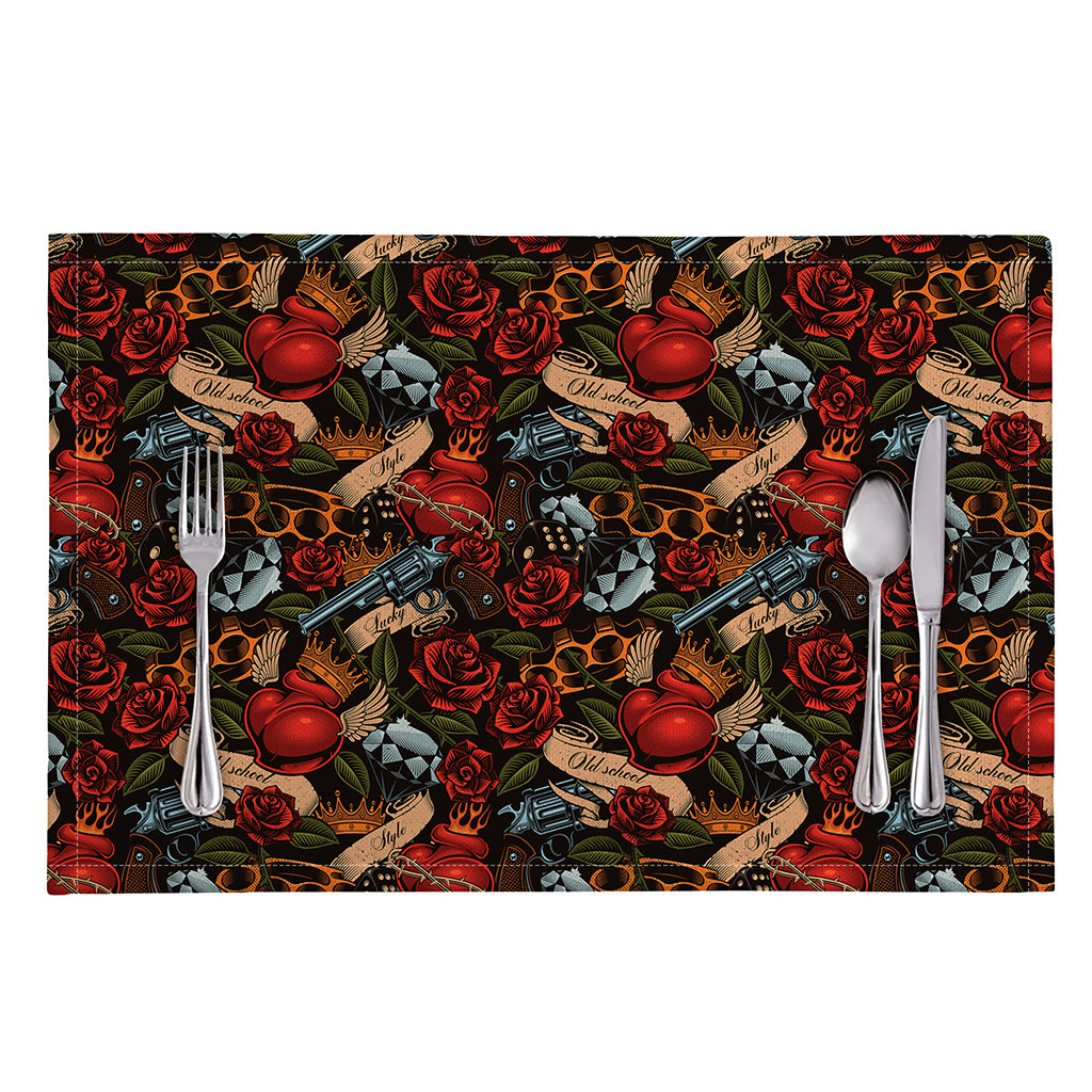 Old School Tattoo Print Placemat
