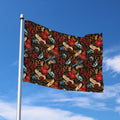 Old School Tattoo Print Polyester Flag