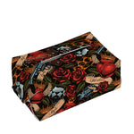 Old School Tattoo Print Rectangle Tissue Box Cover