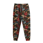 Old School Tattoo Print Sweatpants