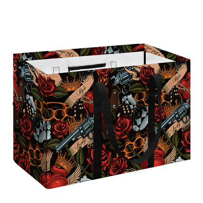 Old School Tattoo Print Utility Tote Bag