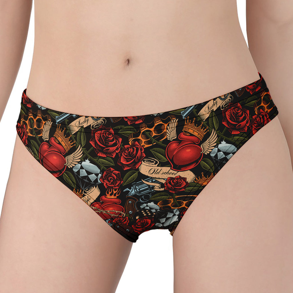 Old School Tattoo Print Women's Panties