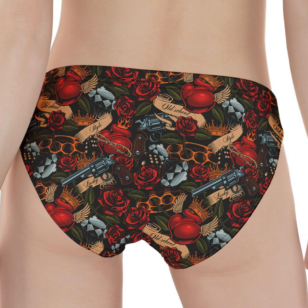 Old School Tattoo Print Women's Panties