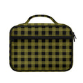 Olive Green Buffalo Check Pattern Print Briefcase Bible Bag
