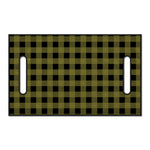 Olive Green Buffalo Check Pattern Print Golf Cart Seat Cover