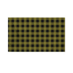 Olive Green Buffalo Check Pattern Print Polyester Flag
