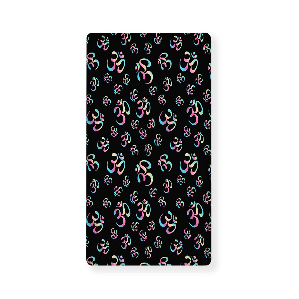 Om Sign Pattern Print Baby Crib Sheet