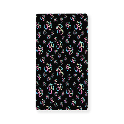 Om Sign Pattern Print Baby Crib Sheet