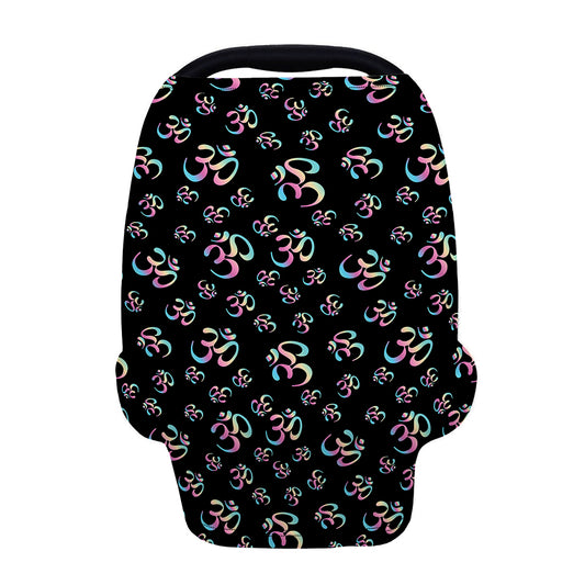 Om Sign Pattern Print Baby Seat Cover