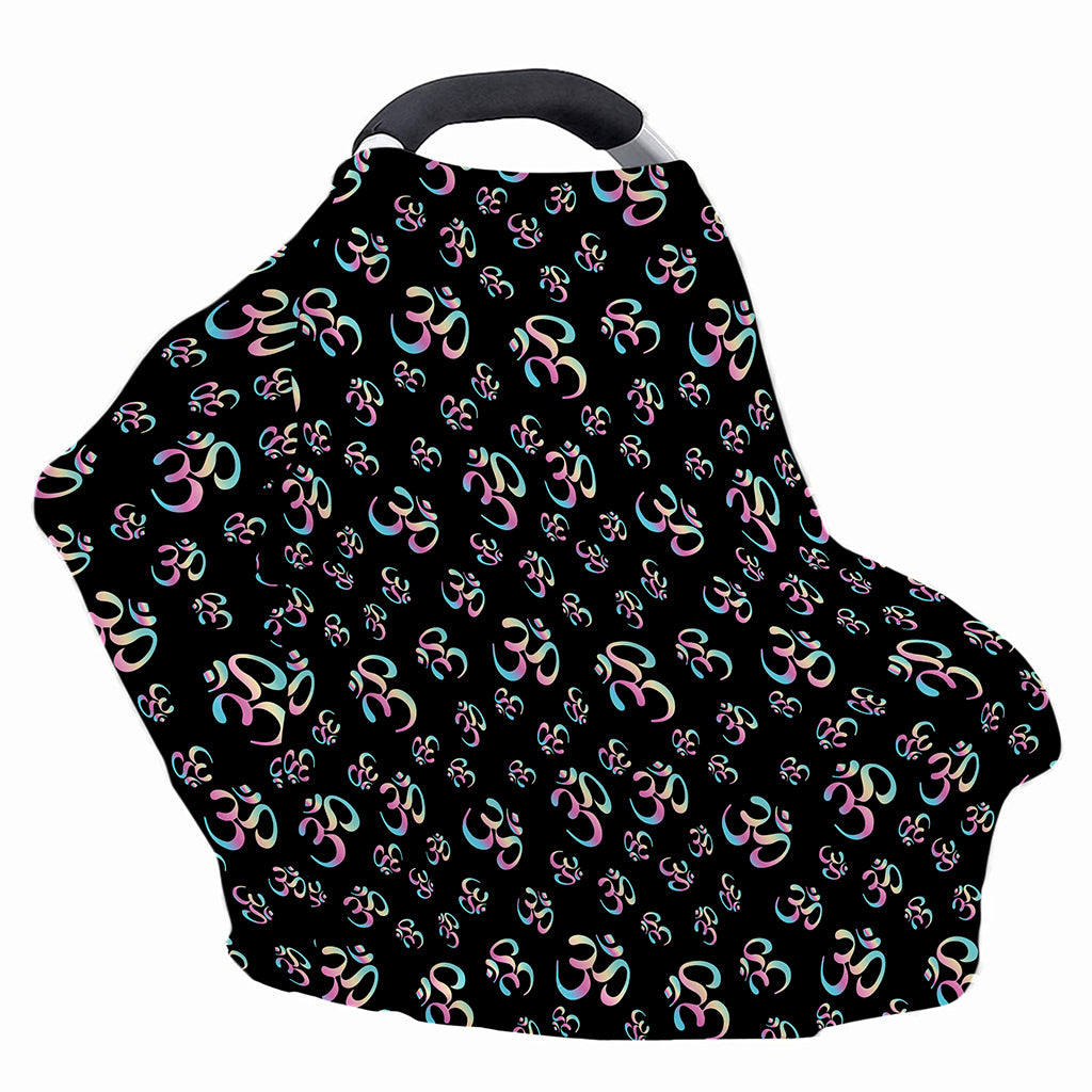 Om Sign Pattern Print Baby Seat Cover