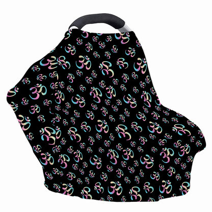 Om Sign Pattern Print Baby Seat Cover