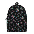 Om Sign Pattern Print School Backpack