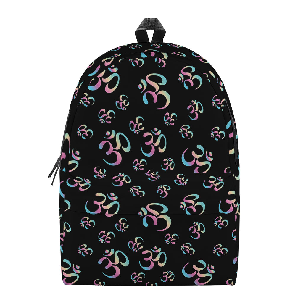 Om Sign Pattern Print Backpack