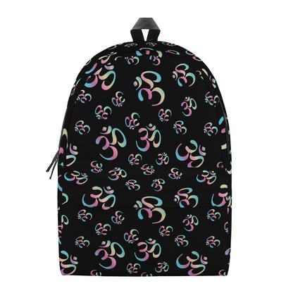 Om Sign Pattern Print Backpack