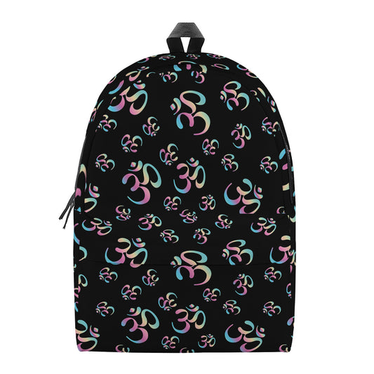 Om Sign Pattern Print Backpack
