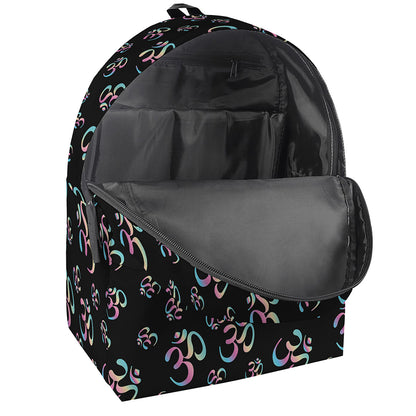 Om Sign Pattern Print Backpack
