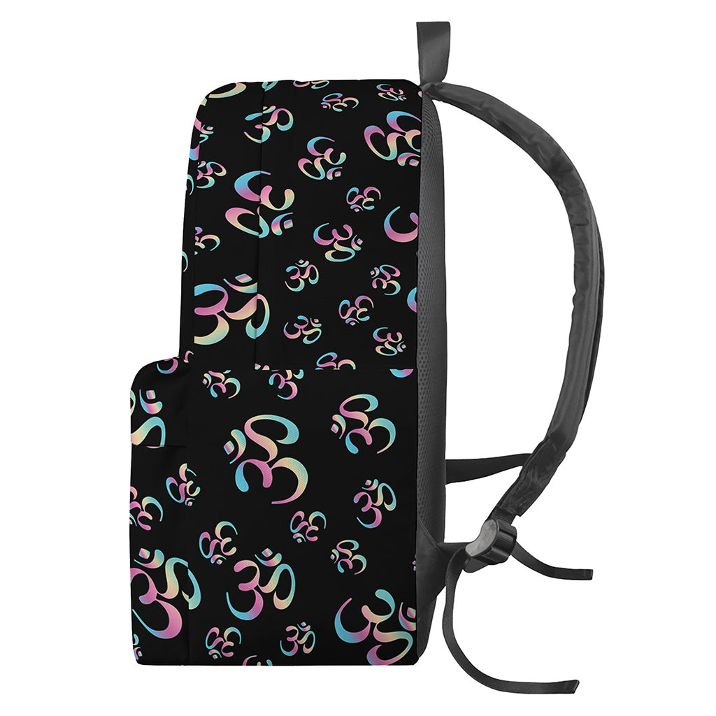 Om Sign Pattern Print Backpack