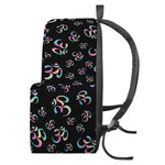Om Sign Pattern Print Backpack
