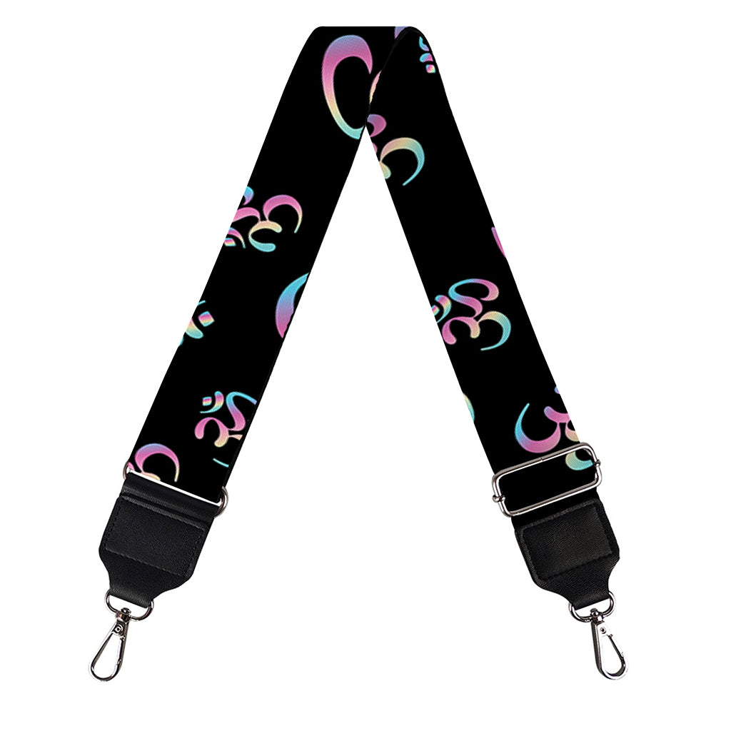 Om Sign Pattern Print Bag Strap