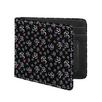 Om Sign Pattern Print Bifold Wallet