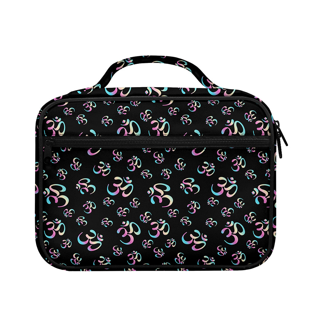Om Sign Pattern Print Briefcase Bible Bag