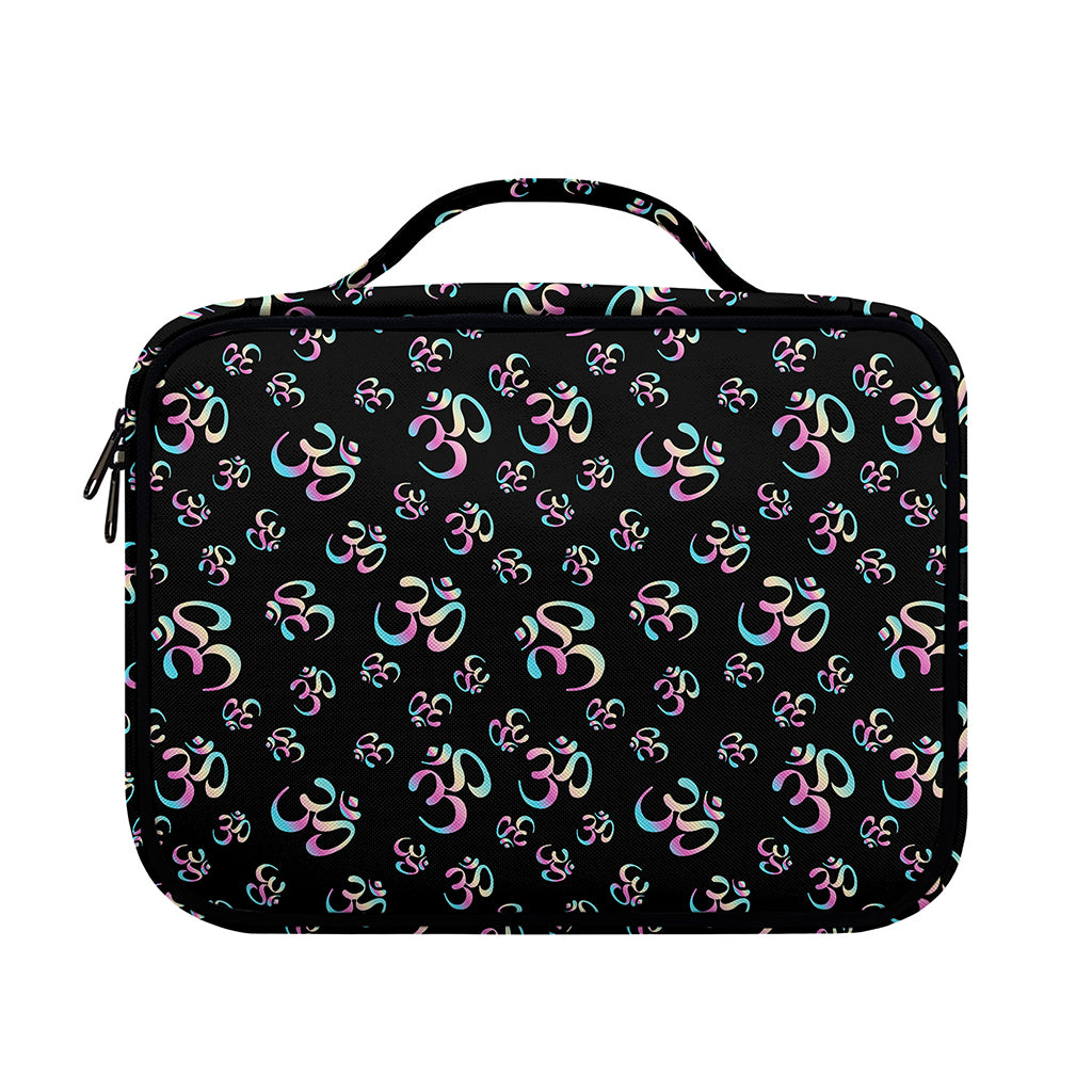 Om Sign Pattern Print Briefcase Bible Bag
