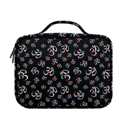 Om Sign Pattern Print Briefcase Bible Bag