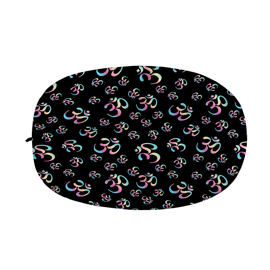 Om Sign Pattern Print Car Side Mirror Covers