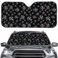 Om Sign Pattern Print Car Windshield Sun Shade