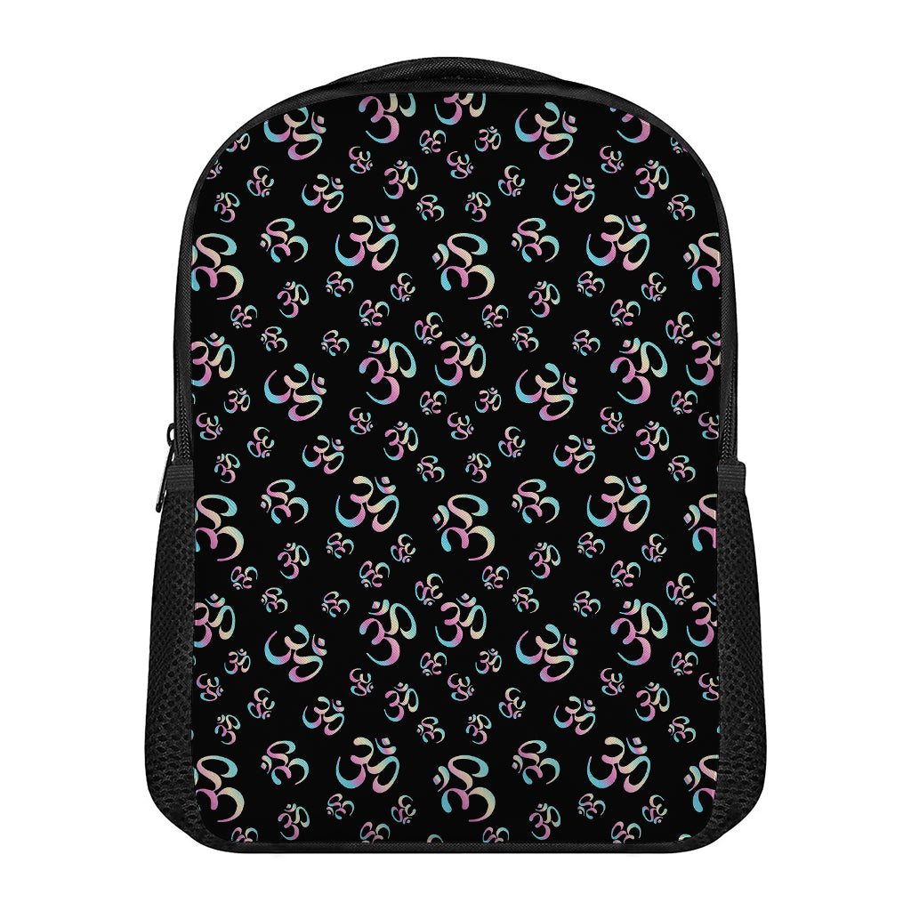 Om Sign Pattern Print Casual Backpack