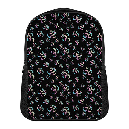 Om Sign Pattern Print Casual Backpack