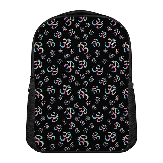 Om Sign Pattern Print Casual Backpack