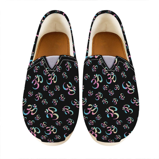 Om Sign Pattern Print Casual Shoes