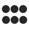 Om Sign Pattern Print Coaster Set