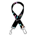 Om Sign Pattern Print Dog Seat Belt