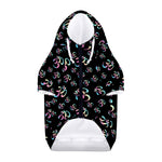 Om Sign Pattern Print Dog Zip Up Hoodie