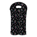 Om Sign Pattern Print Double Neoprene Wine Tote