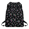 Om Sign Pattern Print Drawstring Backpack