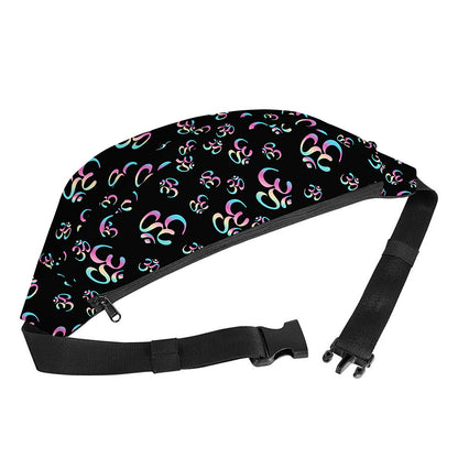 Om Sign Pattern Print Fanny Pack
