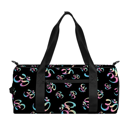 Om Sign Pattern Print Gym Bag