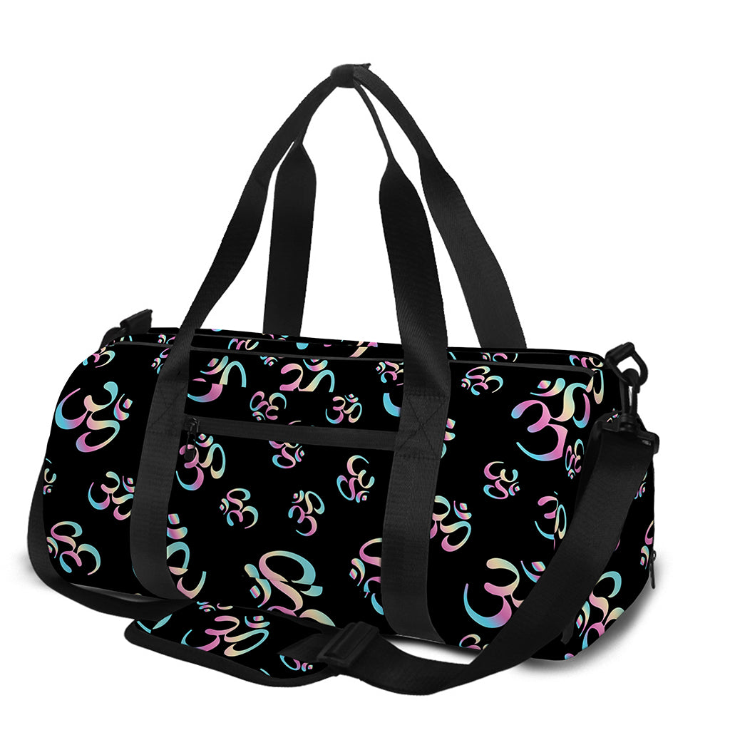 Om Sign Pattern Print Gym Bag