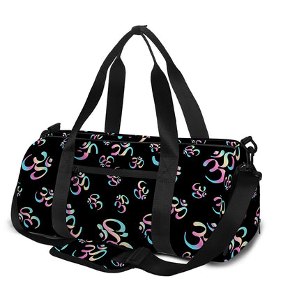 Om Sign Pattern Print Gym Bag