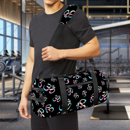 Om Sign Pattern Print Gym Bag