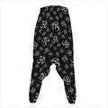 Om Sign Pattern Print Hammer Pants