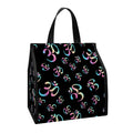 Om Sign Pattern Print Insulated Lunch Tote