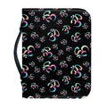Om Sign Pattern Print Leather Bible Cover